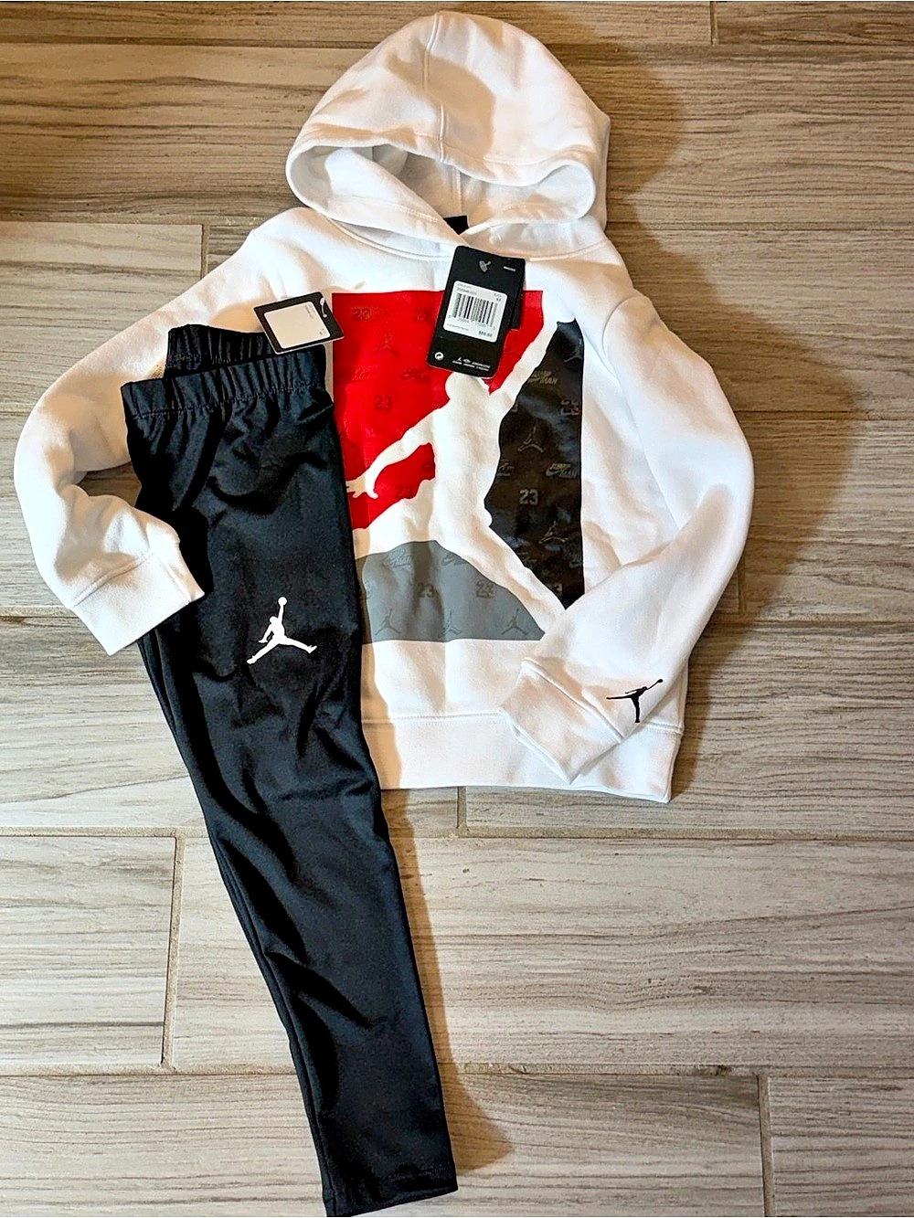 Jordan Block HD Shine Hoodie and Leggings Set 6X